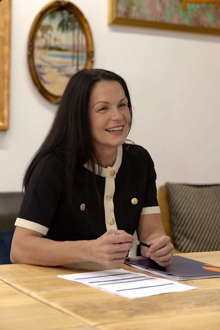 Sorcha Kennedy in a personal finance coaching session